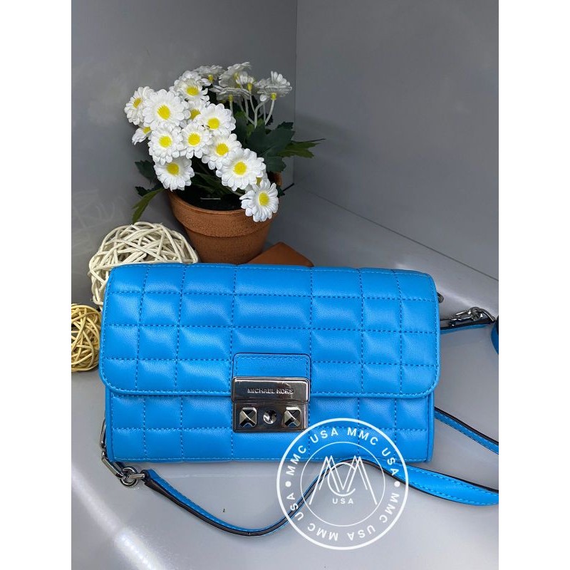 MK TRIBECA WALLET ON CHAIN QUILT(RETAIL)