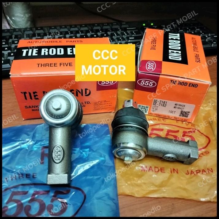 TERMURAH TIE ROD END 555 JAPAN ORIGINAL MITSUBISHI L-300 1 SET 