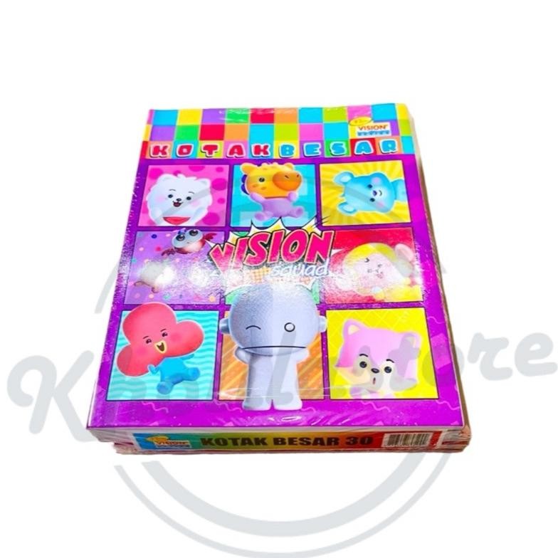 

Discount Buku Kotak Besar Vision 30 Lembar Isi 10 Pcs