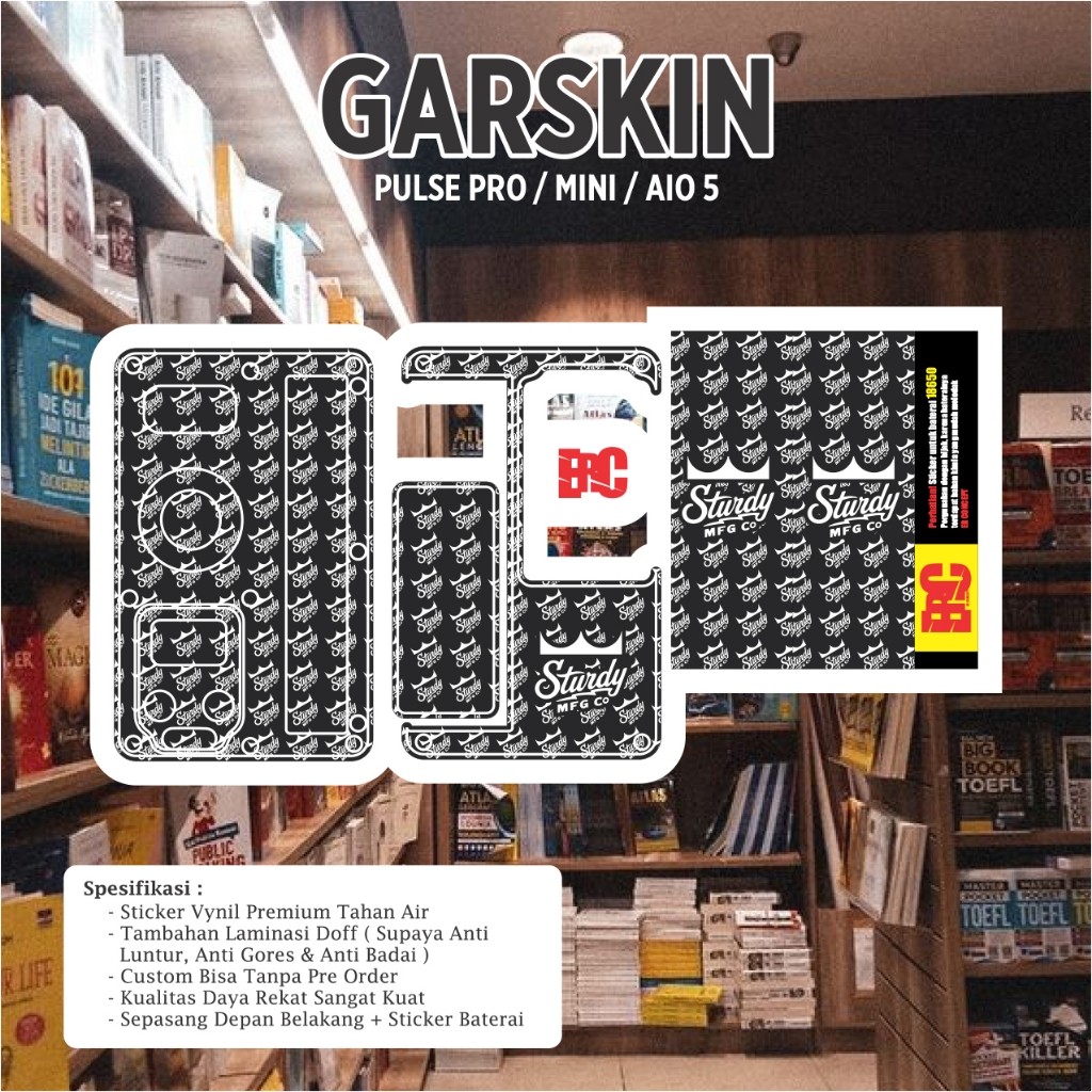 

*Premium Quality* Er Concept Sipulse Bulat 01 Garskin Custom Stiker Maxdecal Bkn Case COD