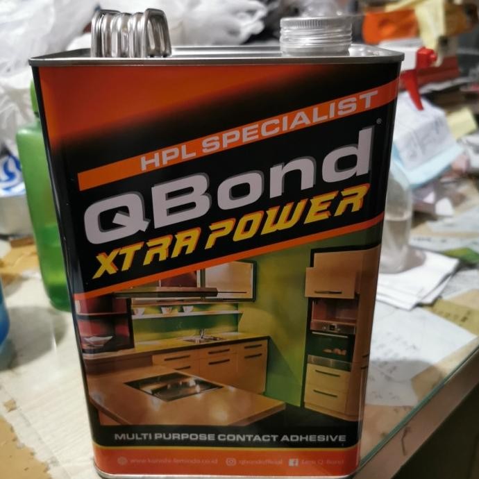 Terbaru Lem kuning serbaguna Qbond xtra power kemasan galon 2,2kg 2.2kg