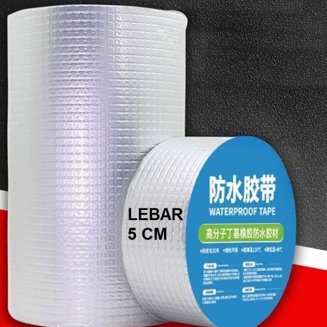 Terbaru LEM ATAP/ Talang FLASHBAND Alumunium Foil Tape/ Tambal Genteng - KUAT