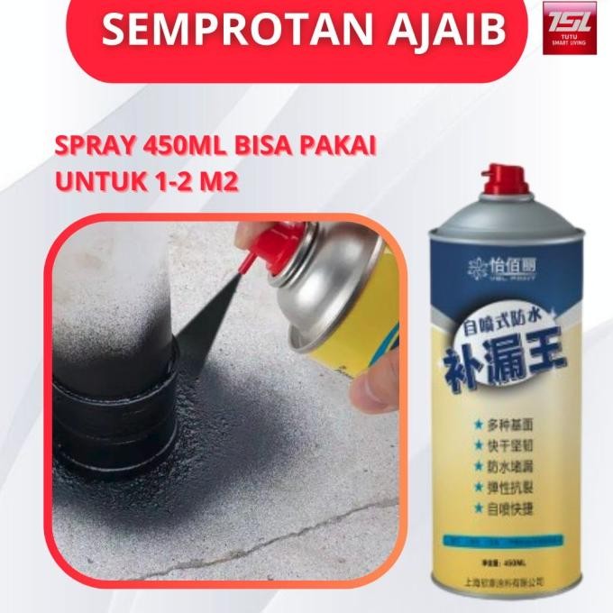 Terbaru Spray lem anti bocor waterproof glue spray lem serbaguna