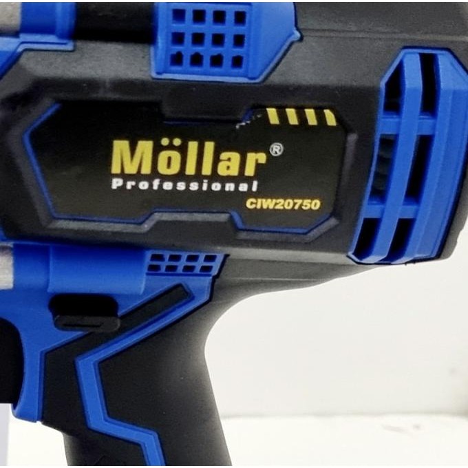 cordless impact wrench buka baut mobil tenaga 750nm mollar ciw 20750 
