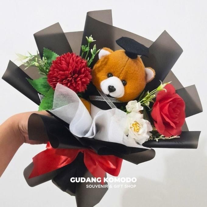 MITHA GRADUATION BOUQUET/HADIAH WISUDA CEWEK/BUCKET WISUDA MURAH/KADO WISUDA CEWEK/BUCKET HARI GURU 
