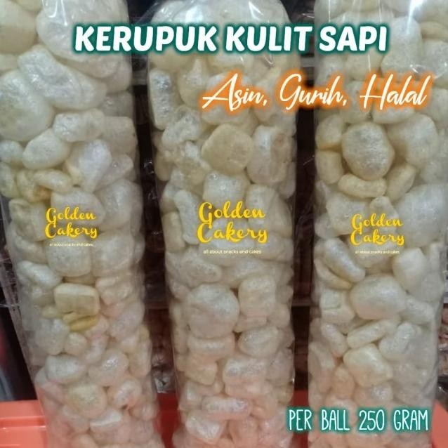 

Ppc Kerupuk Kulit Sapi / Krupuk Jangek/ Krupuk / Rambak/ Kerupuk 250