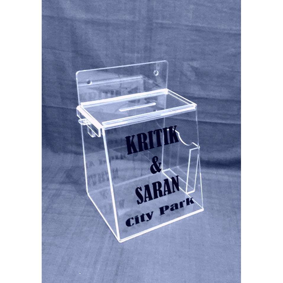 

Terlaris Acrylic Kotak (saran & kritik/kotak saran) COD