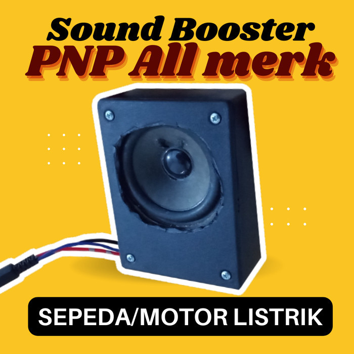 Barang T3Rbaik- Sound Booster Sepeda Listrik Motor Listrik