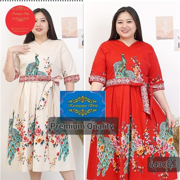 Meno - Dress Cheongsam/Dress Imlek/Cheongsam Wanita/Baju Imlek/Amei/Sangjit