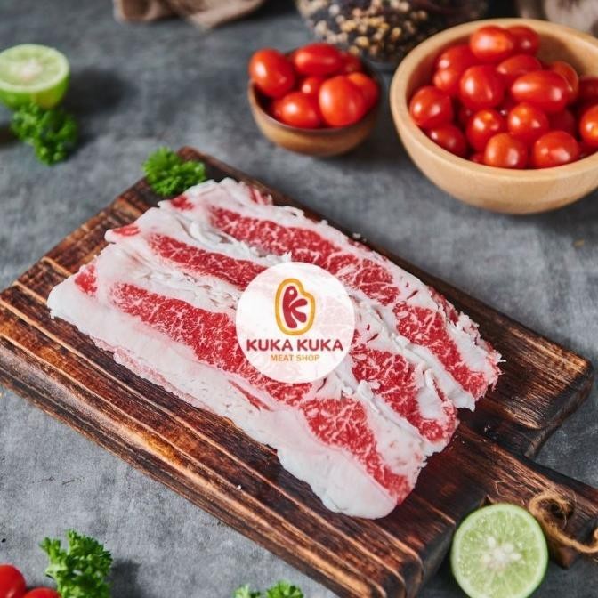

Wagyu Prime Karubi Marbling 8-9 Beef Slice Fresh Cut! - 500Gr Makasihlohya