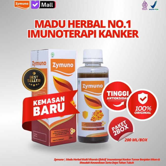 

Zymuno Madu Herbal 2 Box Multi Vitamin Solusi Herbal Terbaik untuk Imunoterapi Kanker Tumor Miom & Menjaga Kesehatan Kewanitaan Serta Daya Tahan Tubuh BIM