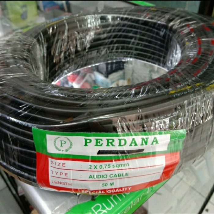 Andal4N Bos= Kabel Serabut 2X0.75/Nyyhy 2X0.75 Perdana Serabut