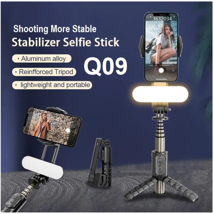 TERMURAH - Gimbal Stabillizer hanphone Gimbal Hp Stabillizer Premuim Q08