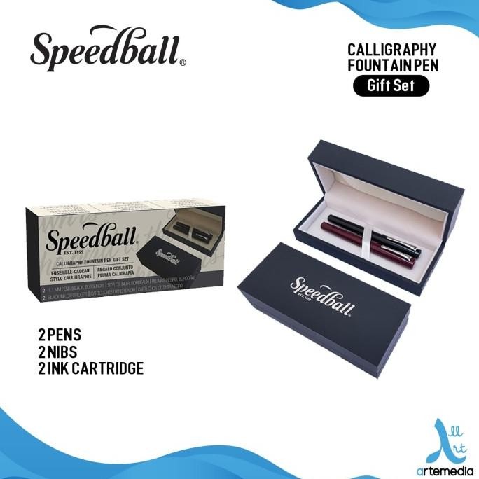

Pena Kaligrafi Speedball Gift Set Calligraphy Fountain Pen MRS03