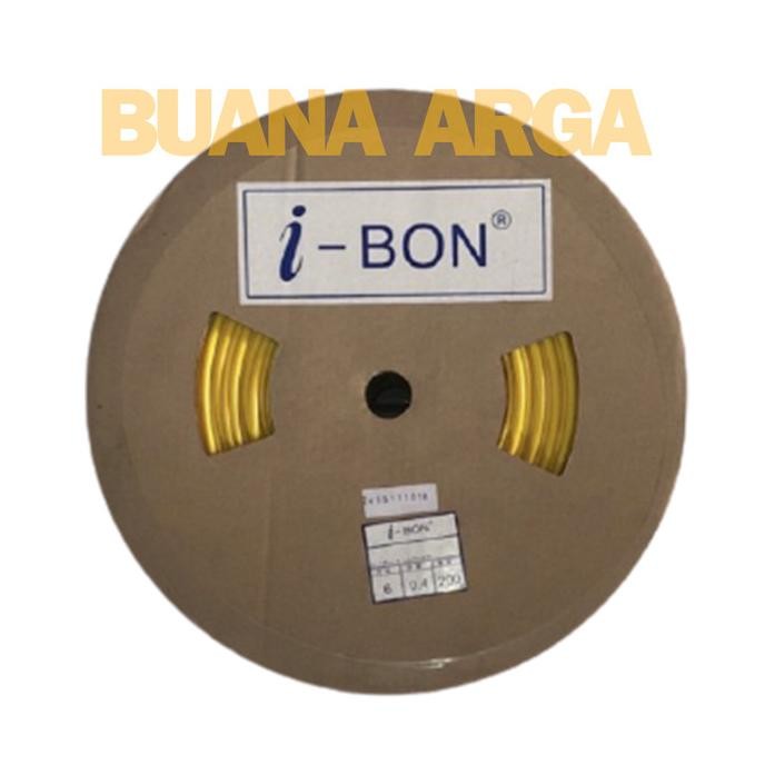 

Marker Tube IBON 6.0 untuk kabel 10mm Hijau / Kuning
