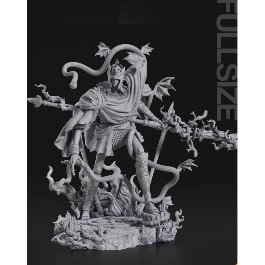 Tersedia Messmer The Impaler Elden Ring Resin Kit Figure