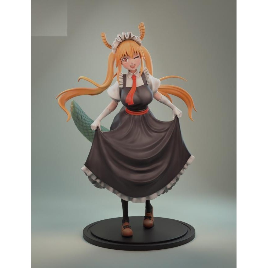 Tersedia Tohru Kobayashi San Dragon Maid Resin Kit Figure