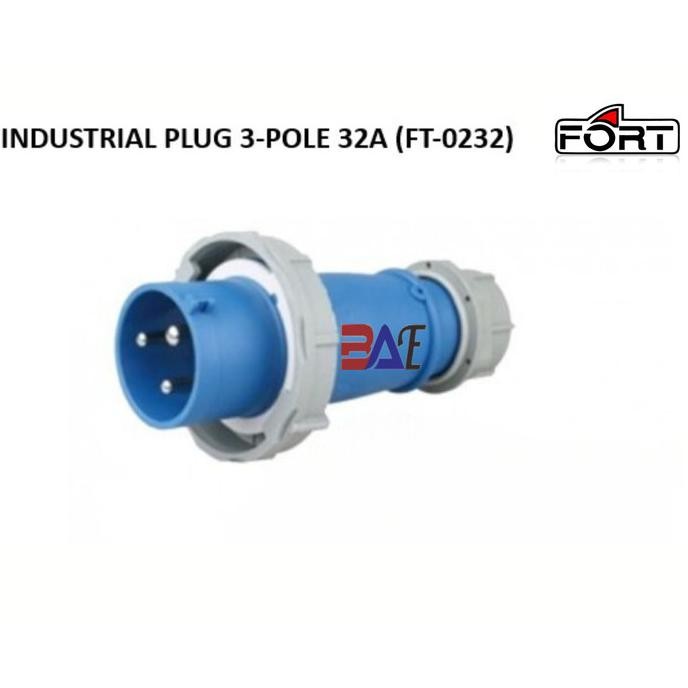 

Industrial Plug IP67 32A 3 Pole (FT-0232) - FORT
