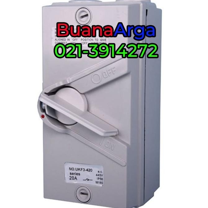 

Weather Protection Isolation Switch Type UKF125 | 25 A | 2 ( 1 phase )