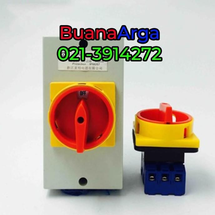 

CAM Switch With Box SA-25-3 D | Nameplate ON - 0FF, 25A