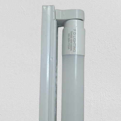 KAP + LAMPU TL T8 TUBE LED 40W 40 WATT ACRYLIC SUSU 120 CM 120MM 6500K PUTIH COOL DAYLIGHT 3200 LUME
