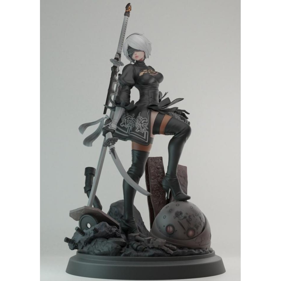 Tersedia 2B Nier Automata Resin Kit Figure