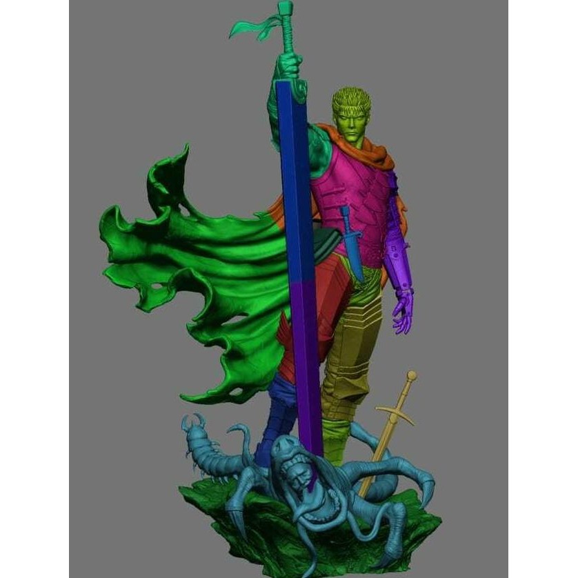 Tersedia Guts Berserk Resin Kit Figure