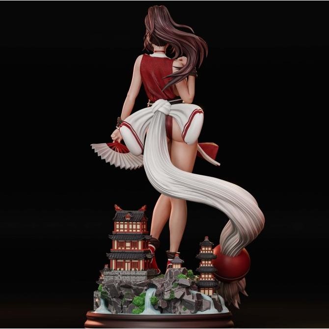 Tersedia Mai Shiranui Shrine Base Resin Kit Figure