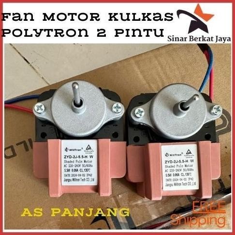FAN MOTOR KULKAS POLYTRON 2 PINTU ORIGINAL / DINAMO KIPAS KULKAS POLYTRON