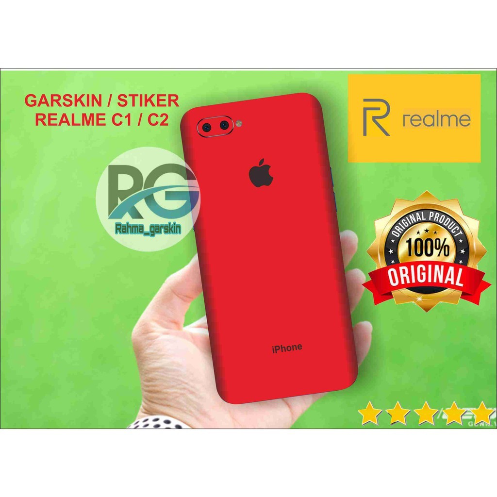 

BestSelling - Realme C1 Garskin Wrap Stiker Premium (FreeCustomOrder)