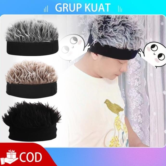 TOPI WIG RAMBUT COSPLAY TOPI PRIA WANITA RAMBUT PALSU TOPI WIG RAMBUT