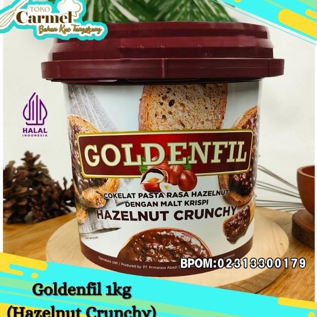 

Terbaru!! Goldenfil Choco Hazelnut Selai Coklat Hazelnut 1Kg