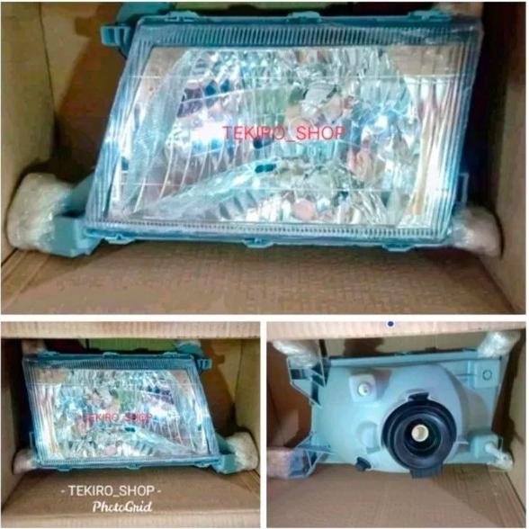 { Headlamp Kijang 2000 2001 2002 Lampu Head Lamp Utama Besar Efi Kapsul }