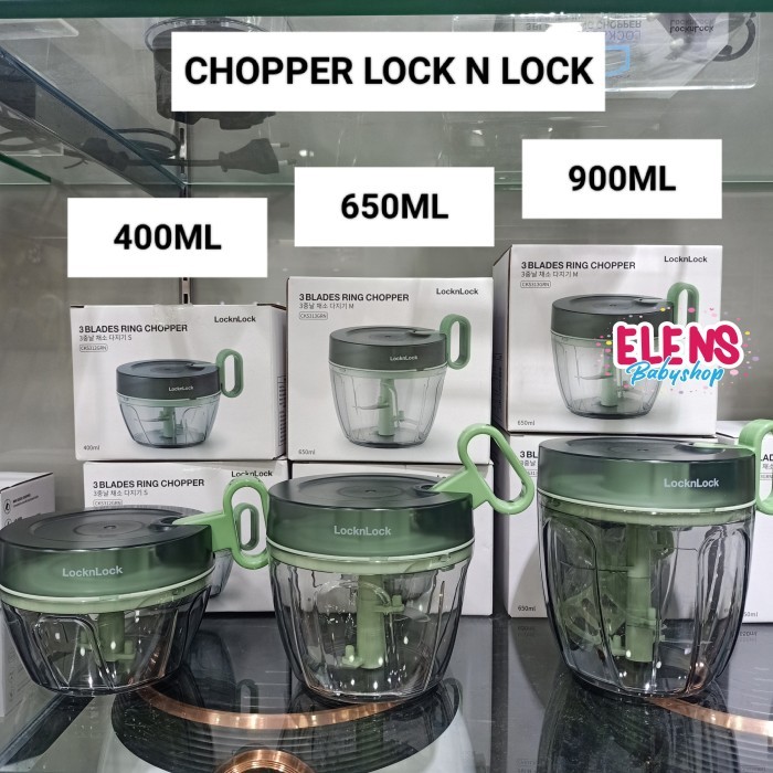 TERLARIS Lock n Lock chopper blender manual - 180ML