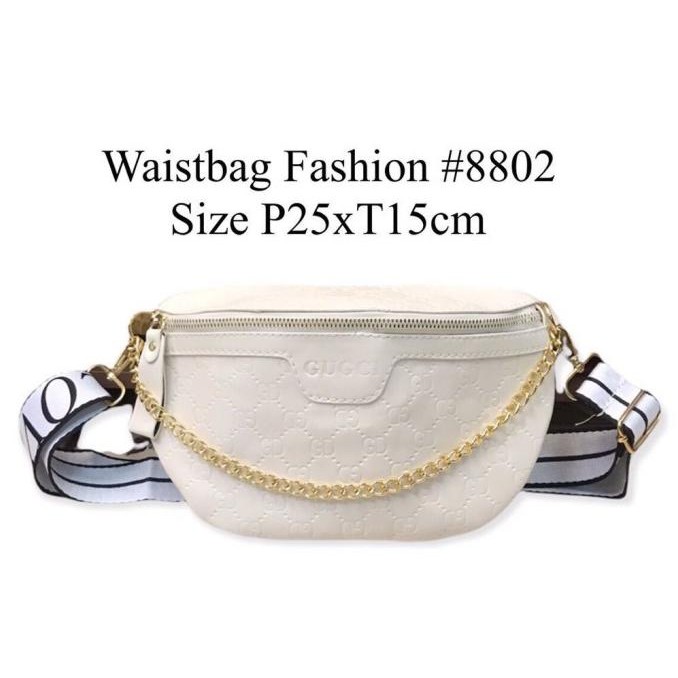 MIXELO WOMAN FASHION WAISTBAG FS-8802 TAS PINGGANG WANITA IMPORT SHOULDER BAG WAISTBAG SLING BAG TAS