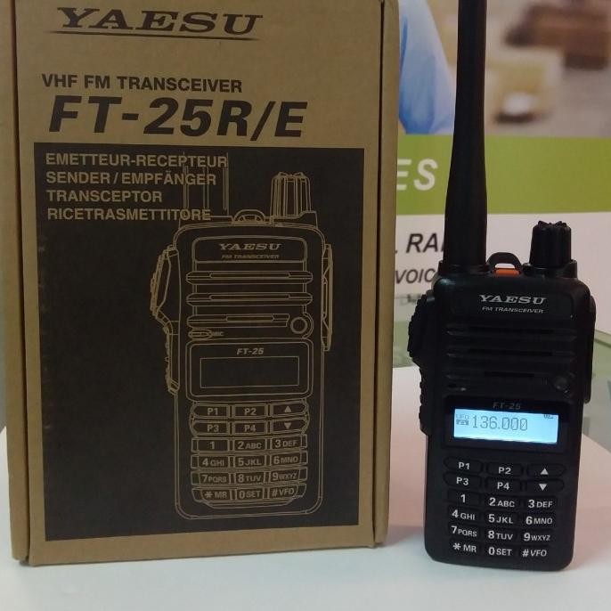 HT yaesu ft 25 Re dual band