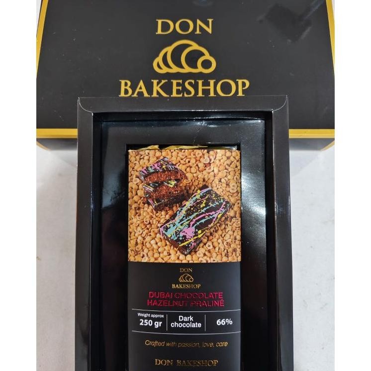 

Viral!! Coklat Dubai / Dubai Chocolate Pistachio & Hazelnut Praline By Don Bakeshop