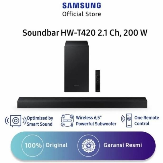 SAMSUNG SOUNBAR HW-T420 WIRELESS HW T420 GARANSI RESMI