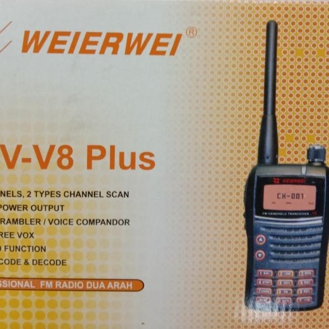 HT HANDY TALKIE WEIERWEI VEV-V8 PLUS