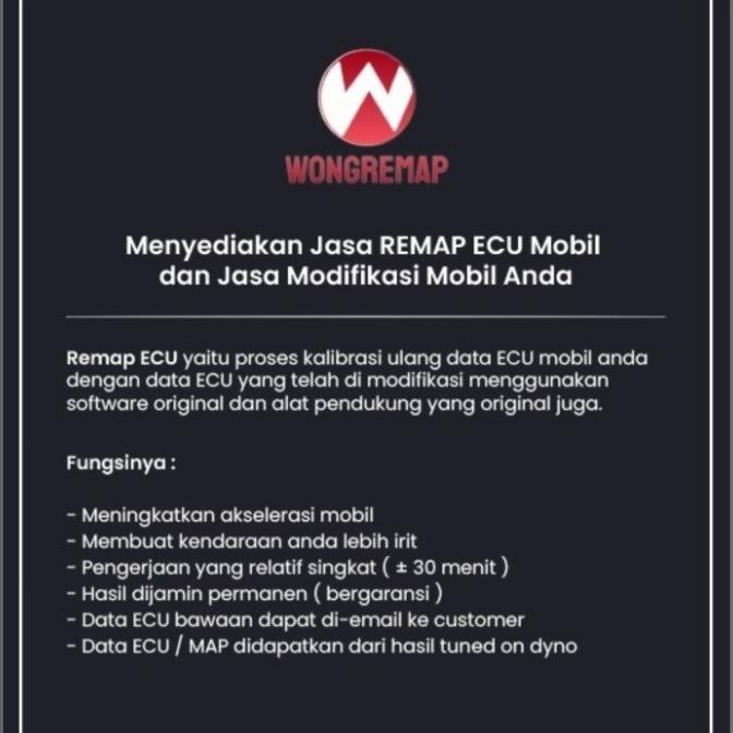 Jasa Remap Ecu Mobil Toyota Innova Fortuner Pajero Asli