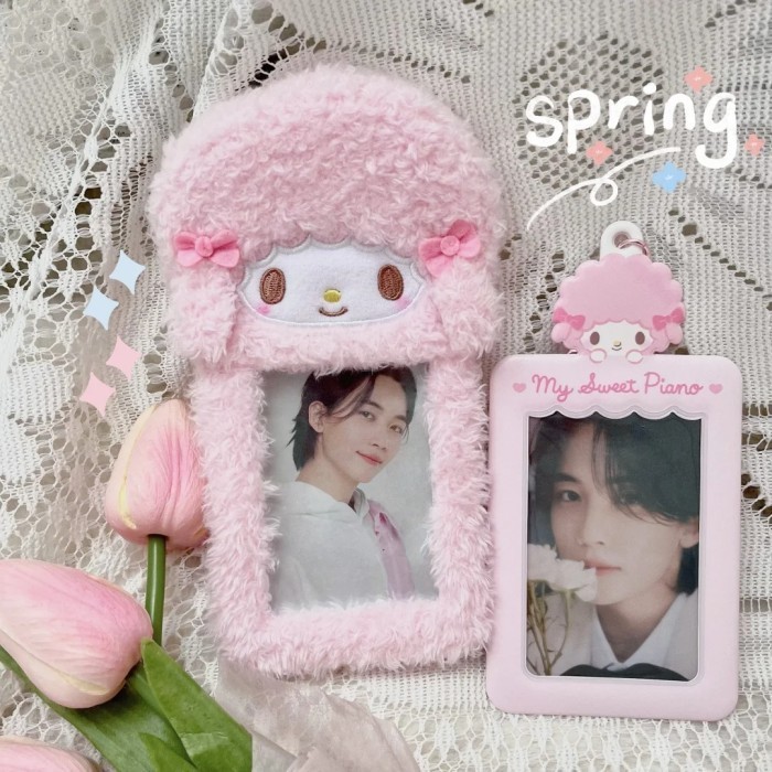 

Sale Fluffy Photocard Holder/Card Holder Sanrio Character Cinnamoroll My Melody Kuromi Id Card Kpop