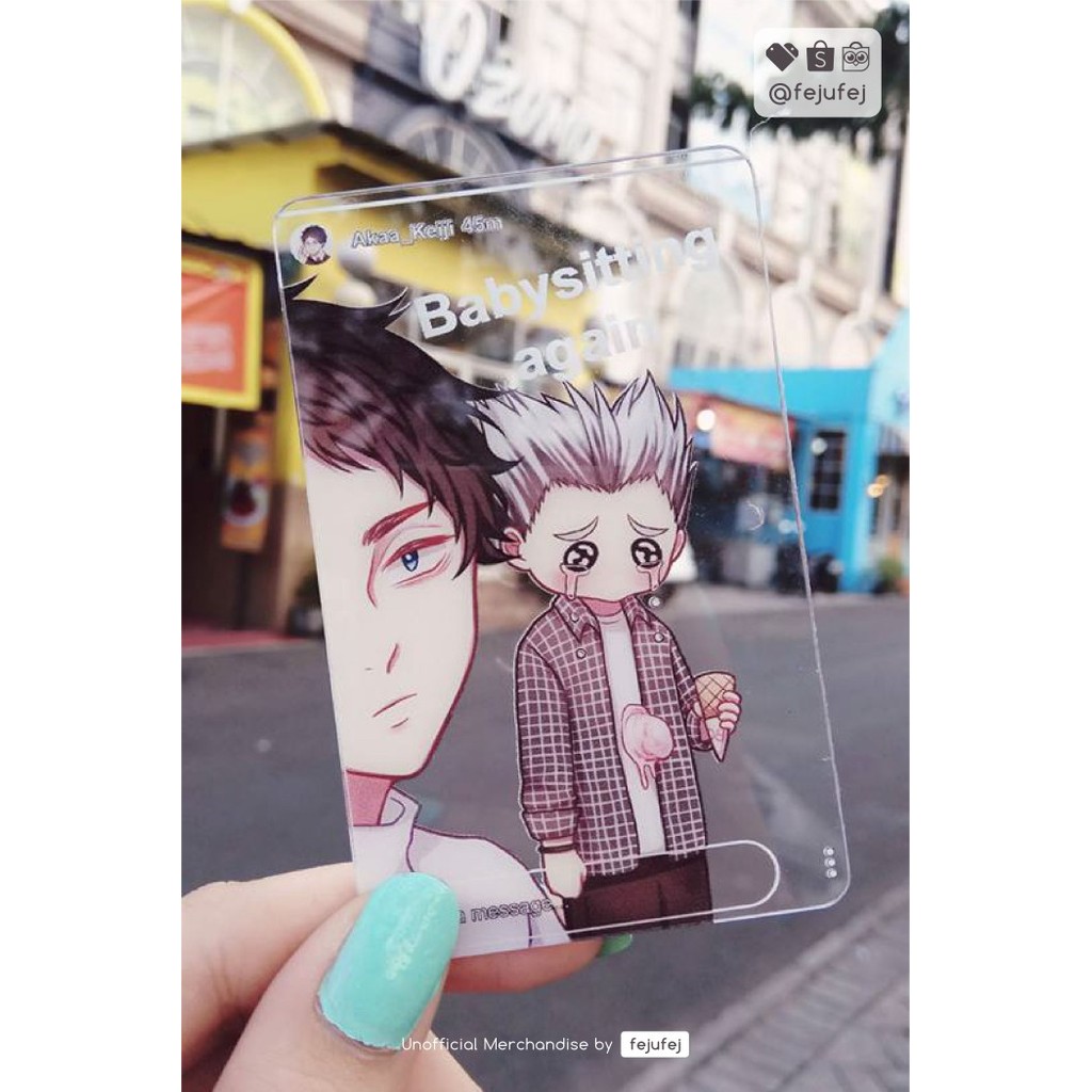 

Sale [Fejufej] Haikyuu Transparent Clear Card