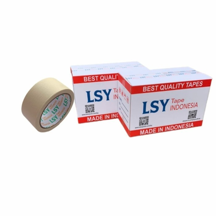 

HARGA DISC - lakban kertas / masking 20meter harga 1 dus tersedia 3 ukuran ( CHO )