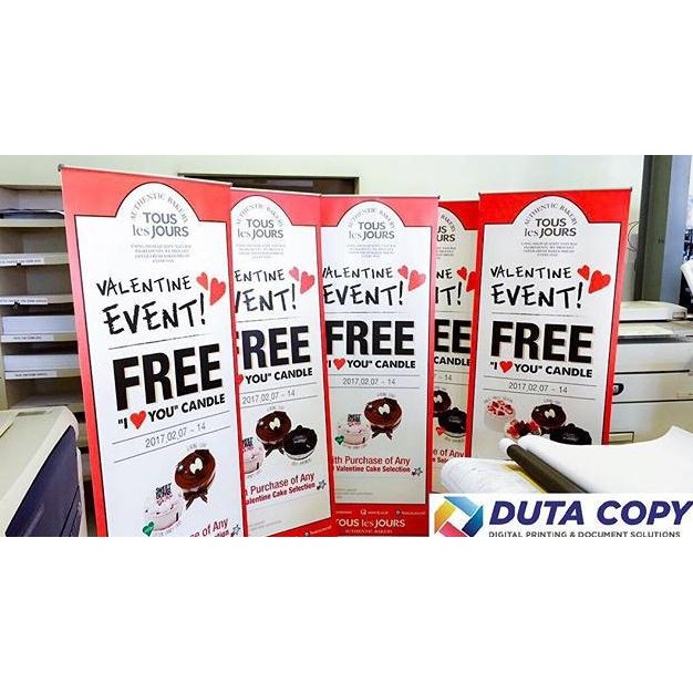 

Terbaru Print Roll Up Banner (160x60cm) MURAH & KUALITAS PREMIUM