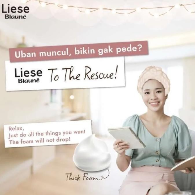 Liese Blaune Creamy Bubble Hair Color Pewarna Rambut