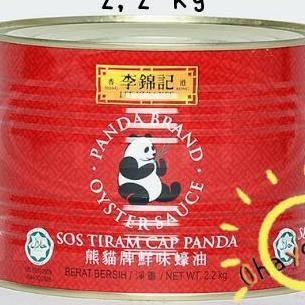 

Lkk Saus Tiram Kaleng Cap Panda/ Oyster Sauce/ Lee Kum Kee 2,2Kg