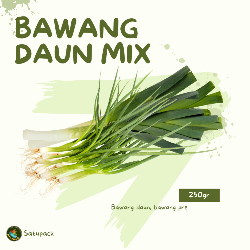 

BAWANG DAUN MIX - 250GR