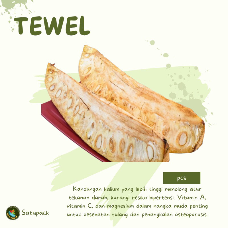 

TEWEL / NANGKA MUDA - per potong