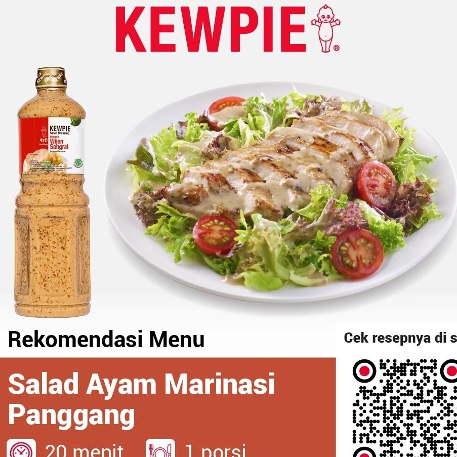 

Kewpie Salad Dressing Saus Siram Dengan Wijen Sangrai 1 Liter / 1000Ml