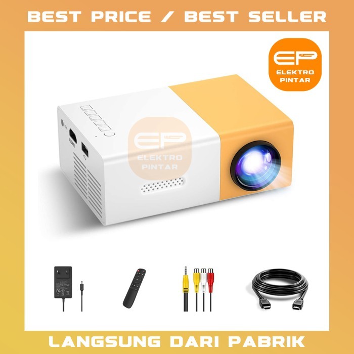 Mini Proyektor LED YG300 gratis HDMI / Mini Proyektor YG-300 / YG 300